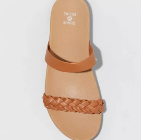 NWT Dani Slide Sandals "Shade & Shore" -brown - Picture 3 of 6
